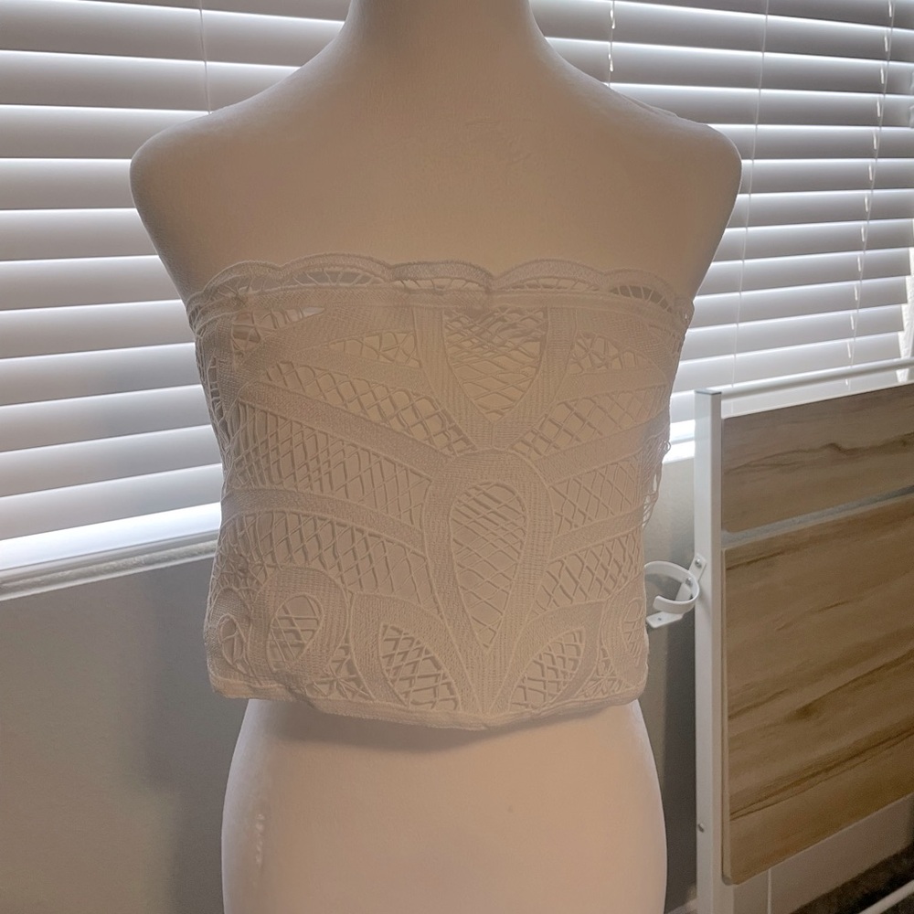 Strapless Crop Top